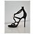 Sandali con tacco a spillo Giuseppe Zanotti Venere in scamosciato nero (Re-Edition) - vista 6