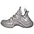 Louis Vuitton Silver Platform Sneakers - Size 41 pre-owned