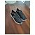 Autre Marque Sneakers in pelle nera con strass Nero - vista 3
