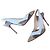 Décolleté Christian Louboutin Nero Bianco Beige - vista 2