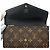Cartera Louis Vuitton Monogram Giant Reverse Castaño - vista 4