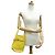 Céline Borsa a mano in pelle da donna Celine Giallo - vista 8