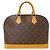 Borsa Alma PM in tela Monogram marrone Louis Vuitton