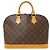 Borsa Alma PM in tela Monogram marrone Louis Vuitton - vista 2