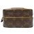 Borsa a tracolla Louis Vuitton in tela Monogram da donna Marrone - vista 3