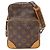 Borsa a tracolla in tela Monogram Louis Vuitton Marrone