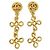 Orecchini a clip dorati Chanel D'oro