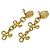 Orecchini a clip dorati Chanel D'oro - vista 4