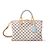 Louis Vuitton Speedy Bandouliere Soft 30 Damier Azur Weiß Blau Damier ebene