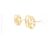 Orecchini Gucci GG Stud in oro giallo 18K - vista 2