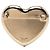Timeless Spilla Chanel Coco Mark con Motivo a Cuore Bianco D'oro - vista 2
