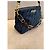 Borsa Fendi O'Lock in tela FF blu con catena plexiglass Nero - vista 3