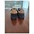 Autre Marque Sneakers Prima Classe Nere con Borchie e Stampa Mappa Nero D'oro - vista 5