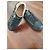 Autre Marque Sneakers Prima Classe Nere con Borchie e Stampa Mappa Nero D'oro - vista 6