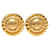 Orecchini tondi Chanel Coco Mark D'oro