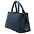 Sac Tote Prada Canapa com Placa de Logotipo Triangle Azul - vista 2