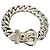 Hermès HERMES Boucles Sellier MM Bracciale Argento