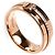 Tiffany & Co Anello Tiffany T Two stretto e largo in oro rosa 18K con diamanti - vista 2