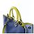 Borsa 2Way Diorissimo in pelle blu navy x giallo - vista 5