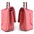 Borsa Chanel 14A Supermarket Pink Jersey Medium Classic Timeless Double Flap Bag Rosa Silver hardware - vista 8