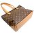 Borsa Tote Cabas Piano Louis Vuitton da donna Marrone - vista 3