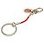 Portefeuille Adventure Keychain Louis Vuitton MP2129 Argento Arancione - vista 2