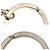 Portefeuille Adventure Keychain Louis Vuitton MP2129 Argento Arancione - vista 7