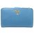 Saffiano Portafoglio bi-fold da donna Prada Bianco Blu Multicolore Giallo Blu navy
