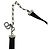 Dior Collana choker Christian in velluto nero con strass J'A - vista 5
