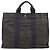 Hermès Hermes Her Line Canvas Tote Bag Braun Grau