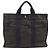 Hermès Hermes Her Line Canvas Tote Bag Braun Grau - Ansicht 2