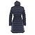 Moncler FLAMME GIUBBOTTO Abrigo de nylon y plumón Azul Azul marino - vista 3