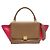Céline Borsa a mano CELINE Trapeze Small in pelle Marrone Rosa