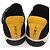 Fendi Monster Bugs Eye Suede Leather Slip-on Schwarz Gelb - Ansicht 8
