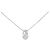 Autre Marque Pt950 Diamant-Halskette Silber