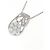Autre Marque Pt950 Diamant-Halskette Silber - Ansicht 3