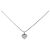 Autre Marque Collana in platino e diamanti Argento
