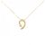 Autre Marque Collana con diamante rosa Au750 D'oro