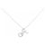 Autre Marque Au750 Weißgold Initial A Diamant Halskette Silber