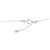 Autre Marque Au750 Weißgold Initial A Diamant Halskette Silber - Ansicht 5