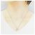 Autre Marque Au750 Weißgold Initial A Diamant Halskette Silber - Ansicht 6