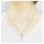 Autre Marque Au750 White Gold Cross Diamond Necklace Silvery  - view 6