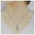 Autre Marque Collana in oro bianco Au750, tormalina e diamante Argento - vista 6