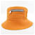 Hermès Sombrero de cuero Hermes Castaño Naranja  - vista 2