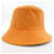 Hermès Sombrero de cuero Hermes Castaño Naranja  - vista 4