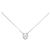 Autre Marque Collana con Diamanti Pt900/Pt850 Argento
