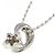 Autre Marque Collana a Fiore in Platino e Diamanti Argento - vista 4