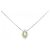 Autre Marque Collana in quarzo in oro bianco Au750 Argento
