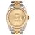 Reloj Rolex Datejust de acero inoxidable y oro amarillo Dorado