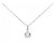 Autre Marque Collana in oro bianco Au750 e diamanti Plata